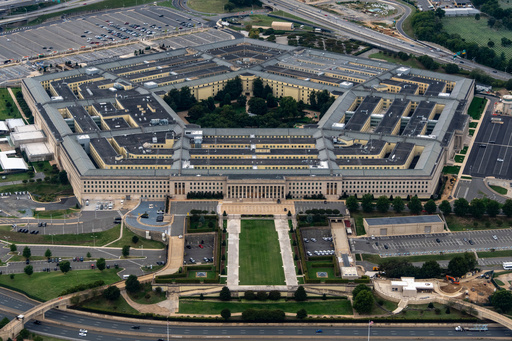 FILE - The Pentagon, the headquarters for the U.S. Department of Defense, is seen from the air, Sept. 20, 2025, in Arlington, Va. (AP Photo/Alex Brandon, File) FILE - The Pentagon, the headquarters for the U.S. Department of Defense, is seen from the air, Sept. 20, 2025, in Arlington, Va. (AP Photo/Alex Brandon, File)