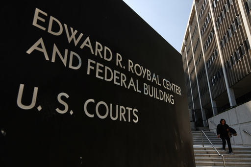 The Edward R. Roybal Center and Federal Building is seen Wednesday, Oct. 22, 2025, in Los Angeles. (AP Photo/Ethan Swope) The Edward R. Roybal Center and Federal Building is seen Wednesday, Oct. 22, 2025, in Los Angeles. (AP Photo/Ethan Swope)