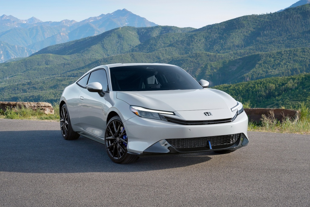 This photo provided by Honda shows the 2026 Honda Prelude. After more than two decades on hiatus, the two-door Prelude returns with a twist: It's a hybrid — and a good-looking one at that. (Courtesy of American Honda Motor Co. via AP)