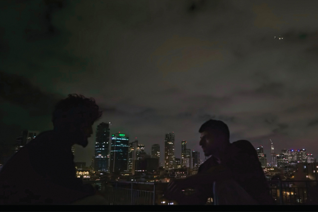This image released by the Venice FIlm Festival shows a scene from "NAZA," a documentary by The Guardian directed by Yuval Abraham and Rachel Szor. (Venice Film Festival via AP)