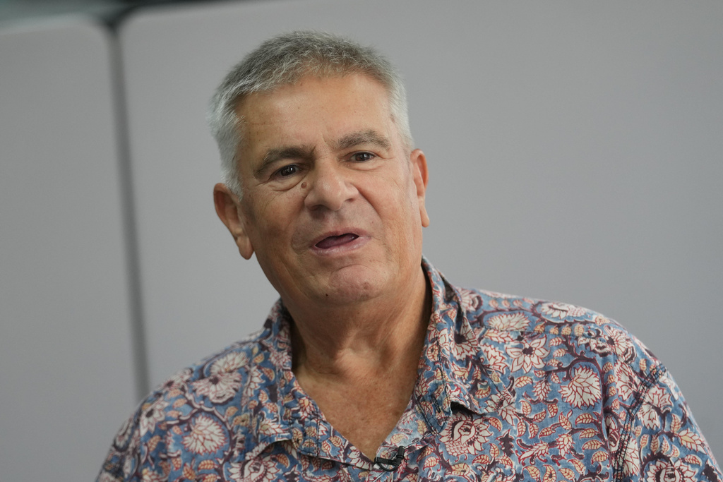 FILE - Australian Murray Hunter talks to The Associated Press during an interview in Bangkok, Thailand, Oct. 2, 2025. (AP Photo/Sakchai Lalit, file)