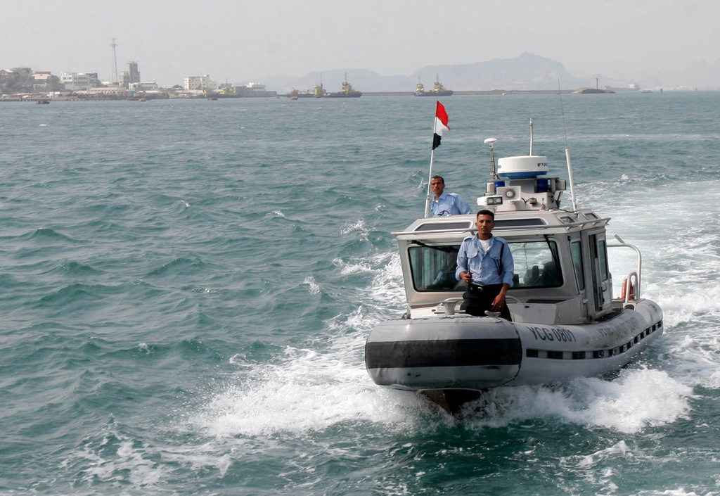 FILE -Yemeni coast guards patrol the Gulf of Aden,Dec. 5, 2008.(AP Photo/Mohammed al-Qadhi, File)