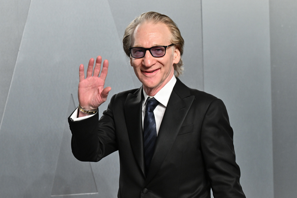 FILE - Bill Maher arrives at the Vanity Fair Oscar Party, March 15, 2026, in Los Angeles. (Photo by Evan Agostini/Invision/AP, File)