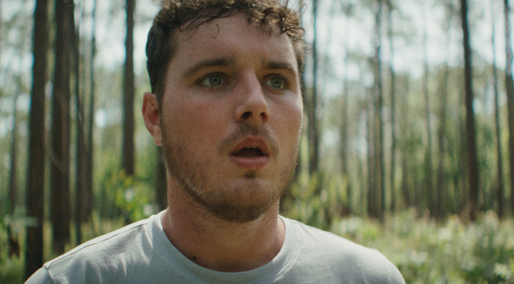 This image released by Neon shows Mitchell Cole in a scene from "It Ends." (Neon via AP)