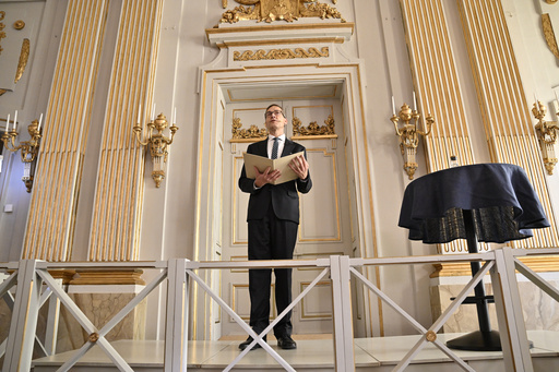Permanent Secretary and Speaker of the Swedish Academy Mats Malm announces Laszlo Krasznahorkai as the recipient of the Nobel Prize in Literature, at the Nobel Assembly of the Karolinska Institutet, in Stockholm, Sweden, Thursday, Oct. 9, 2025. (Henrik Montgomery/TT News Agency via AP) Permanent Secretary and Speaker of the Swedish Academy Mats Malm announces Laszlo Krasznahorkai as the recipient of the Nobel Prize in Literature, at the Nobel Assembly of the Karolinska Institutet, in Stockholm, Sweden, Thursday, Oct. 9, 2025. (Henrik Montgomery/TT News Agency via AP)