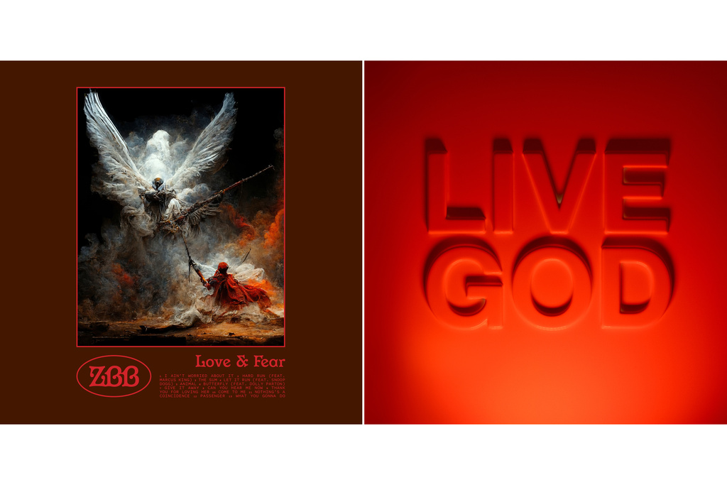 This combination of images shows “Love & Fear" by Zac Brown Band, left, and "Live God" by Nick Cave and The Bad Seeds. (Warner Music Nashville/PIAS Recordings via AP)