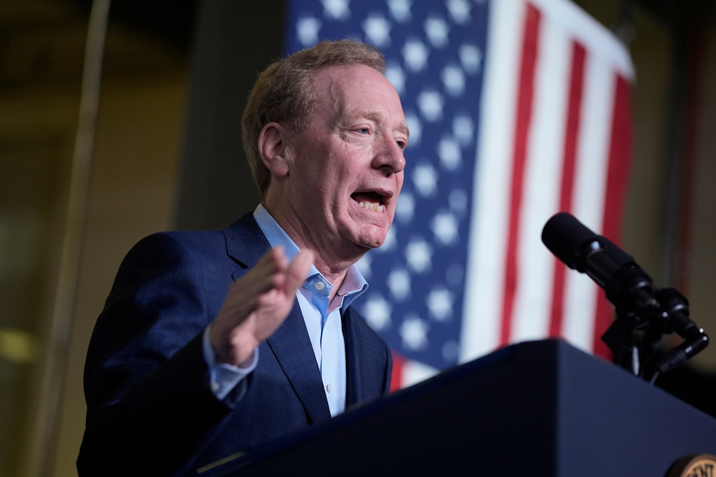 FILE - Microsoft President Brad Smith speaks before President Joe Biden delivers remarks on his "Investing in America agenda" at Gateway Technical College, May 8, 2024, in Sturtevant, Wis. (AP Photo/Evan Vucci, File)