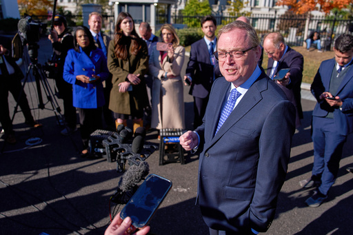 Director of the National Economic Council Kevin Hassett speaks with reporters at the White House, Friday, Oct, 24, 2025, in Washington. (AP Photo/Evan Vucci) Director of the National Economic Council Kevin Hassett speaks with reporters at the White House, Friday, Oct, 24, 2025, in Washington. (AP Photo/Evan Vucci)