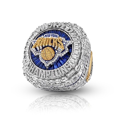 New York Knicks Unveil Championship Ring Created by Renowned Jeweler Jason of Beverly Hills