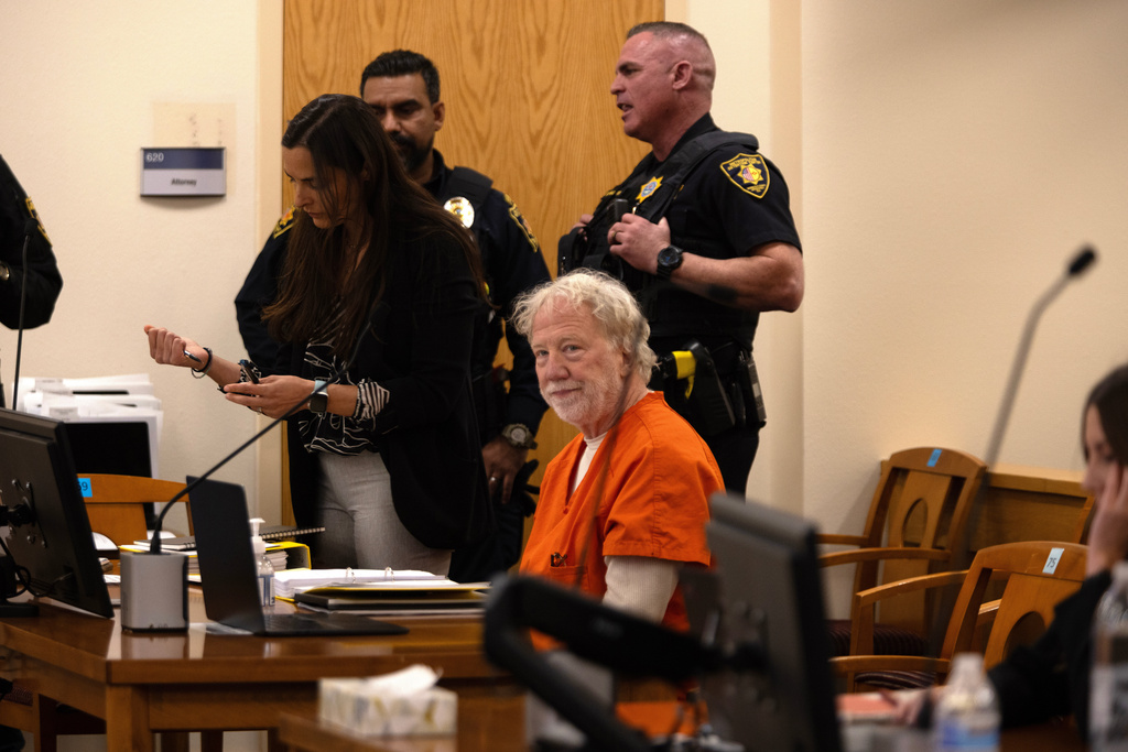 Director and actor Timothy Busfield appears at a hearing in the Second District Judicial Court at the Bernalillo County Courthouse, Tuesday, Jan. 20, 2026, in Albuquerque, N.M. (AJ Skuy for Fox News Digital Pool Photo via AP)