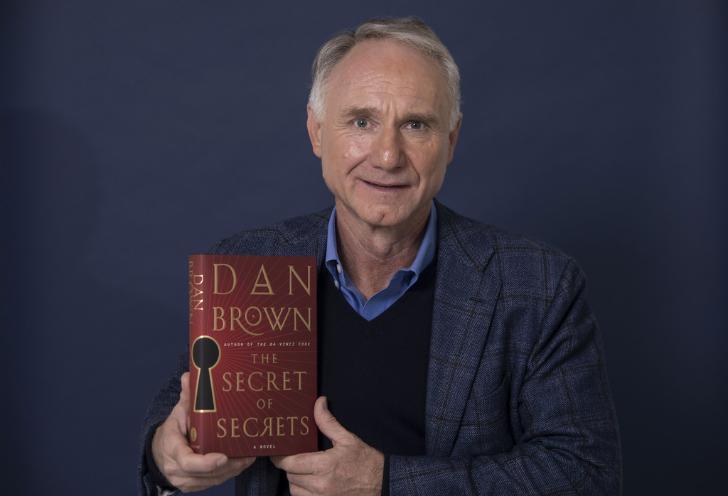 Author Dan Brown poses for a portrait on Tuesday, Sept. 9, 2025, in New York. (Photo by Andy Kropa/Invision/AP)