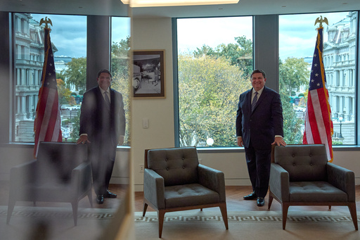 Stewart McLaurin, president of the White House Historical Association, poses for a portrait after speaking about the history of the East Wing of the White House, construction of a new ballroom, and President John Adams moving into the White House, during an interview with The Associated Press, Tuesday, Oct. 28, 2025, in Washington. (AP Photo/Jacquelyn Martin) Stewart McLaurin, president of the White House Historical Association, poses for a portrait after speaking about the history of the East Wing of the White House, construction of a new ballroom, and President John Adams moving into the White House, during an interview with The Associated Press, Tuesday, Oct. 28, 2025, in Washington. (AP Photo/Jacquelyn Martin)