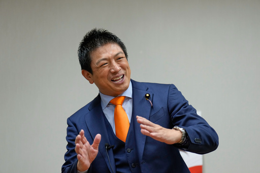Sohei Kamiya, leader of a surging nationalist party Sanseito, speaks during an interview with the Associated Press at his party's headquarter on Sept. 2, 2025, in Tokyo. (AP Photo/Eugene Hoshiko) Sohei Kamiya, leader of a surging nationalist party Sanseito, speaks during an interview with the Associated Press at his party's headquarter on Sept. 2, 2025, in Tokyo. (AP Photo/Eugene Hoshiko)