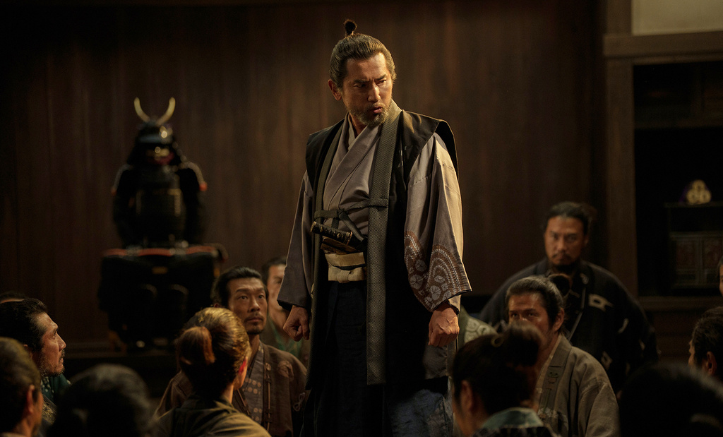 This image released by Janus Films shows Masahiro Motoki in a scene from "The Samurai and the Prisoner." (Janus Films via AP)