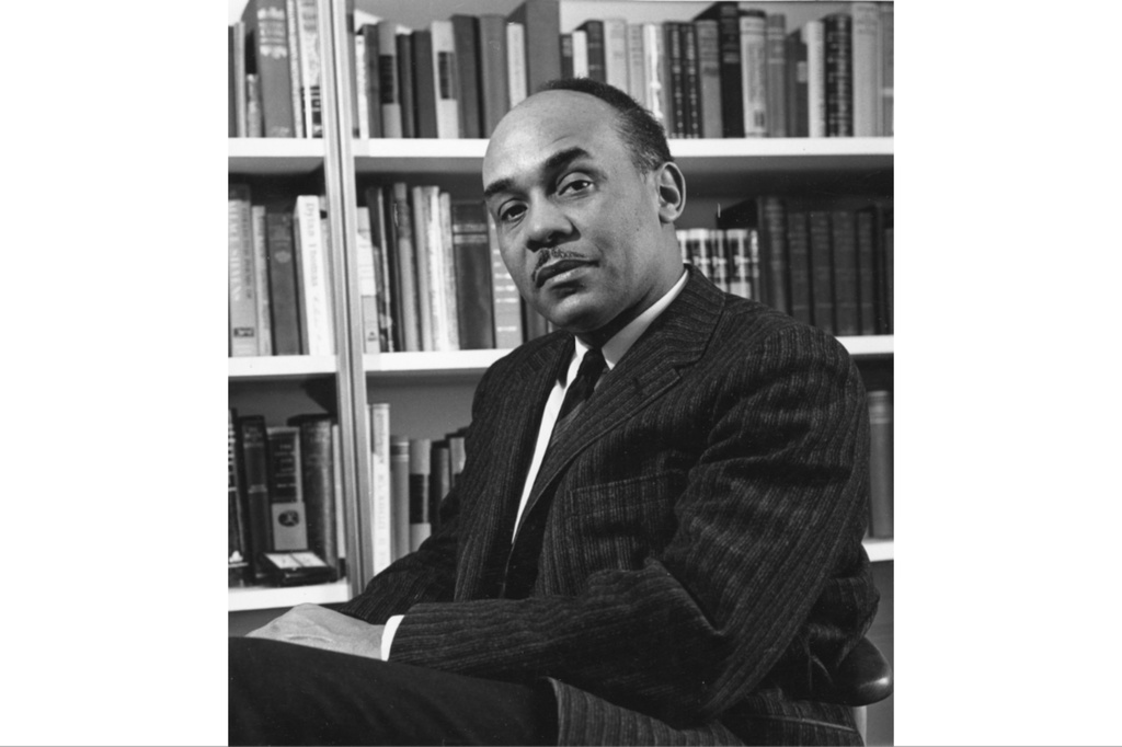 This undated photo provided by Bard College on Wednesday, Oct. 28, 2026, shows Ralph Ellison. (Bard College via AP)