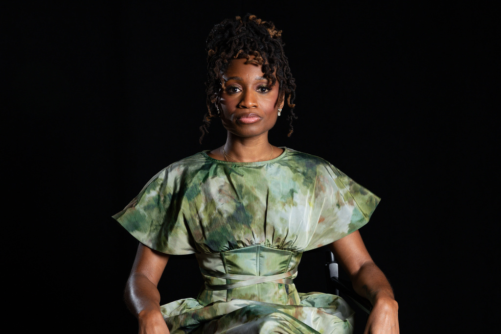 Aleshea Harris poses for a portrait in Culver City, Calif., on Thursday, May 14, 2026. (Photo by Andrew Park/Invision/AP)