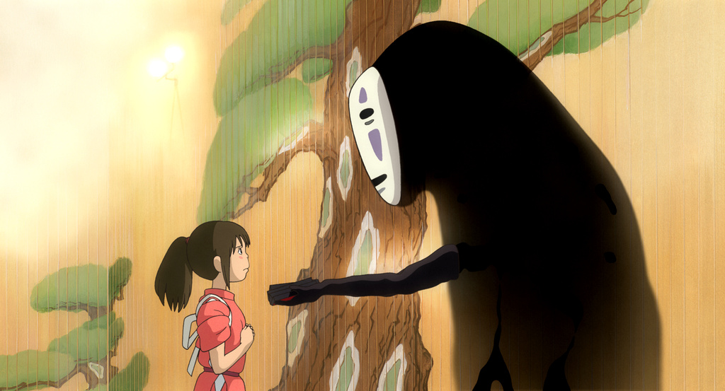 This image released by GKIDS shows a scene from the 2001 film "Spirited Away." (Studio Ghibli/GKIDS via AP)
