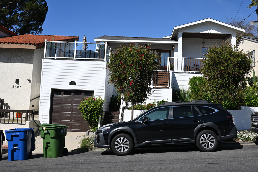 The exterior of the home of Los Angeles Unified School District Superintendent Alberto Carvalho is shown on Wednesday, Feb. 25, 2026, in San Pedro, Calif. (AP Photo/William Liang)
