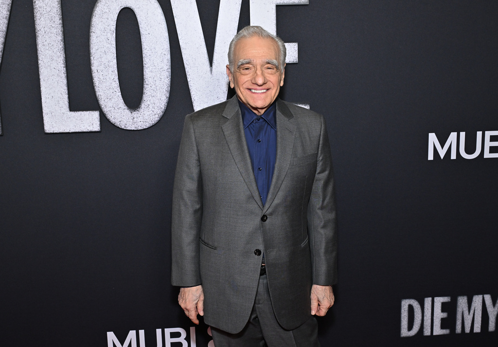 Martin Scorsese attends the premiere of "Die My Love" at AMC Lincoln Square in New York, on Saturday, Nov. 1, 2025. (Photo by Evan Agostini/Invision/AP)
