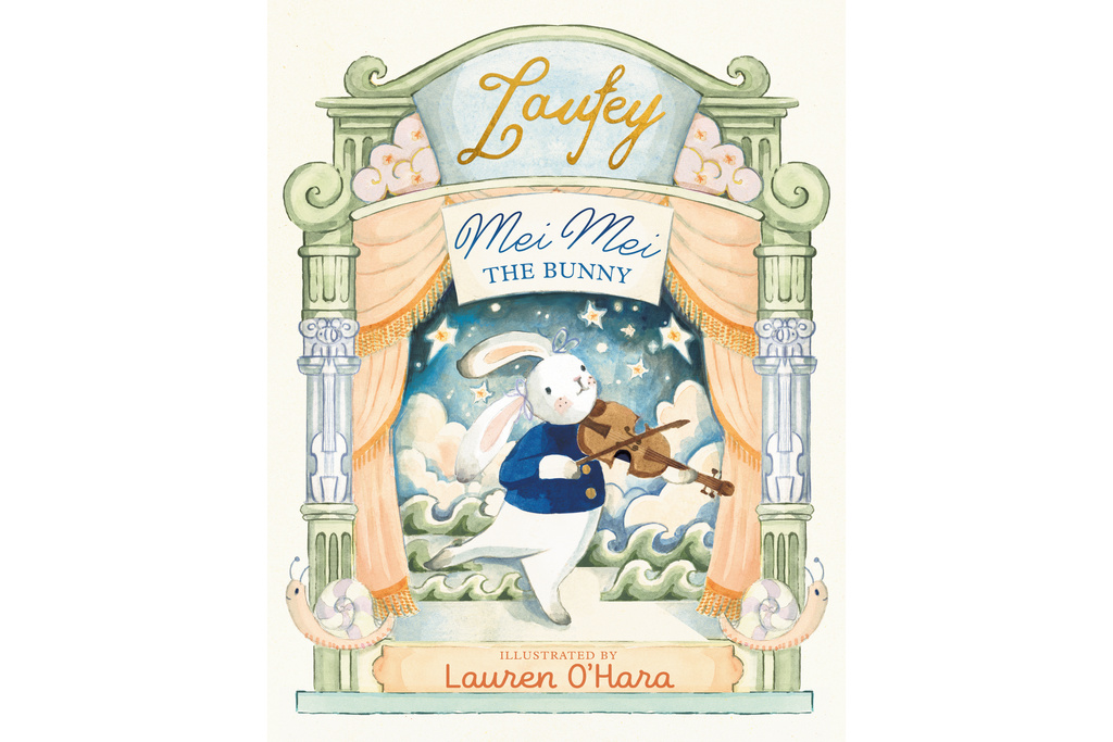 This cover image released by Penguin Workshop, an imprint of Penguin Young Readers, shows "Mei Mei the Bunny," by Laufey, with illustrations by Lauren O'Hara. (Penguin Workshop via AP)