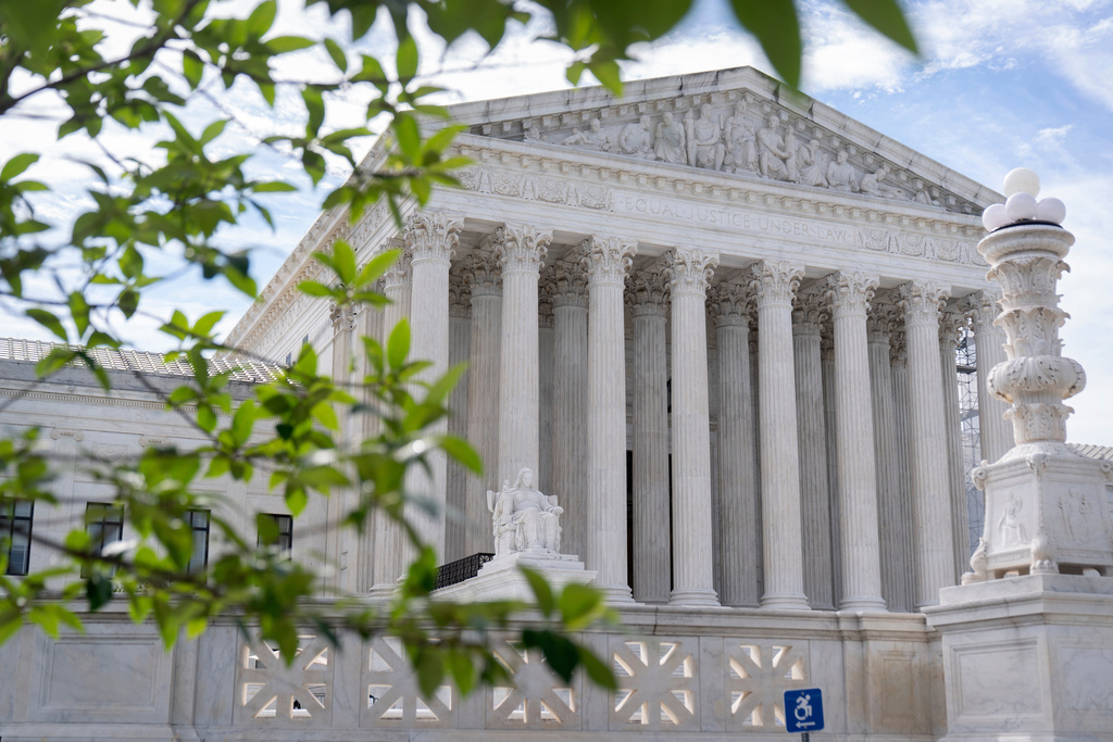 FILE - The Supreme Court building is seen, June 27, 2024, in Washington. (AP Photo/Mark Schiefelbein, File)