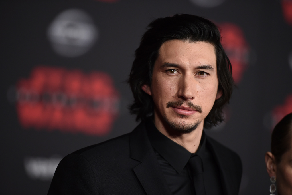 FILE - Adam Driver arrives at the Los Angeles premiere of "Star Wars: The Last Jedi" on Dec. 9, 2017. (Photo by Jordan Strauss/Invision/AP, File)