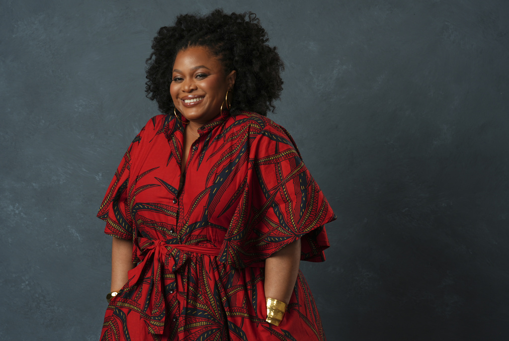 Gbemisola Ikumelo poses for a portrait to promote "The Paper" on Tuesday, Aug. 26, 2025, in West Hollywood, Calif. (AP Photo/Chris Pizzello)