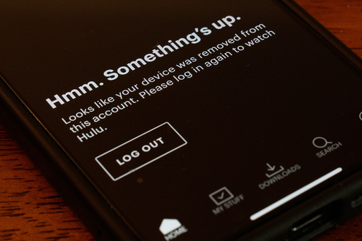 A Hulu mobile app shows it is not available during the Amazon Web Services outage, Monday, Oct. 20, 2025, in Chicago. (AP Photo/Kiichiro Sato) A Hulu mobile app shows it is not available during the Amazon Web Services outage, Monday, Oct. 20, 2025, in Chicago. (AP Photo/Kiichiro Sato)