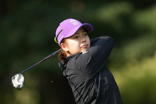 Wei-Ling Hsu of World Team tees off on the fourth hole during the pool B match against Sweden team for the LPGA International Crown golf tournament at the New Korea Country Club in Goyang, South Korea, Saturday, Oct. 25, 2025. (AP Photo/Lee Jin-man) Wei-Ling Hsu of World Team tees off on the fourth hole during the pool B match against Sweden team for the LPGA International Crown golf tournament at the New Korea Country Club in Goyang, South Korea, Saturday, Oct. 25, 2025. (AP Photo/Lee Jin-man)