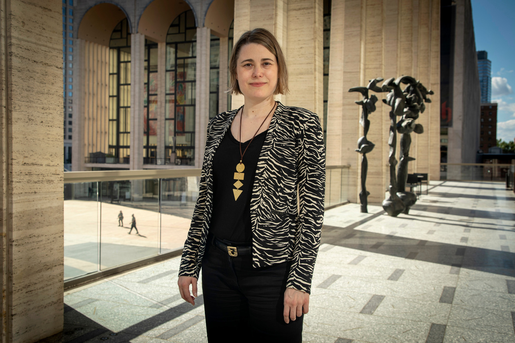 Louisa Proske poses for a portrait on Friday, Sept. 18, 2026, in New York. (Photo by Andy Kropa/Invision/AP)