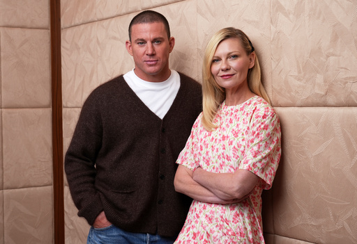 FILE - Channing Tatum, left, and Kirsten Dunst pose for a portrait to promote the film "Roofman" during the Toronto International Film Festival on Sept. 7, 2025, in Toronto. (AP Photo/Chris Pizzello, File) FILE - Channing Tatum, left, and Kirsten Dunst pose for a portrait to promote the film "Roofman" during the Toronto International Film Festival on Sept. 7, 2025, in Toronto. (AP Photo/Chris Pizzello, File)