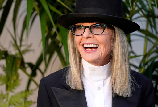 FILE - Diane Keaton appears at the Ralph Lauren Spring 2023 Fashion Experience in Pasadena, Calif., on Oct. 13, 2022. (AP Photo/Chris Pizzello, File) FILE - Diane Keaton appears at the Ralph Lauren Spring 2023 Fashion Experience in Pasadena, Calif., on Oct. 13, 2022. (AP Photo/Chris Pizzello, File)