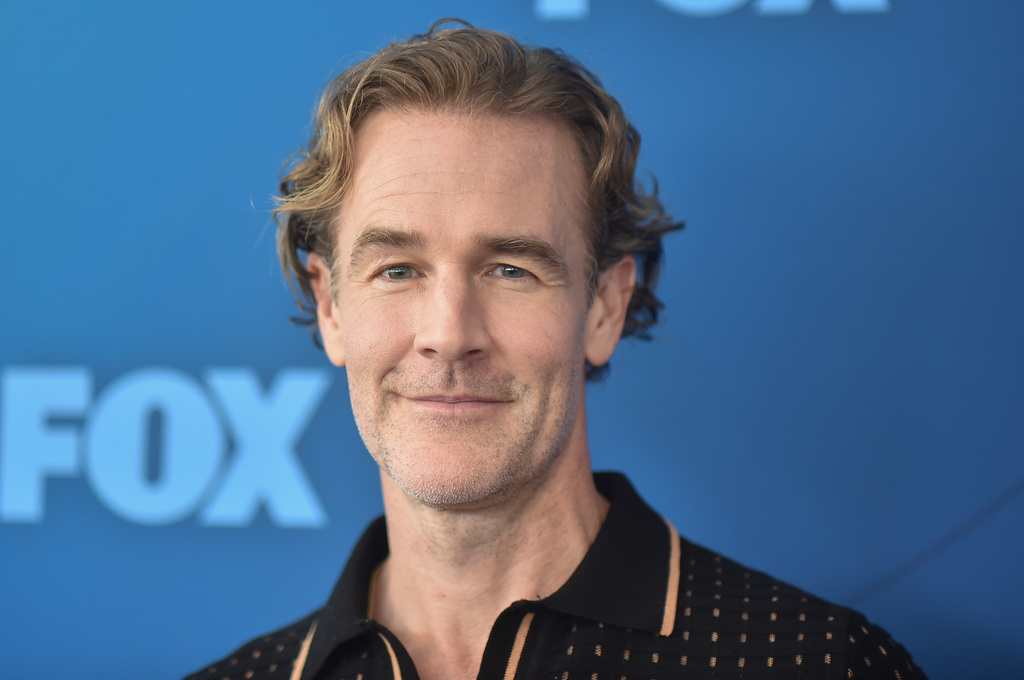 FILE - James Van Der Beek attends the FOX Winter Press Day in Los Angeles on Nov. 18, 2024. (Photo by Richard Shotwell/Invision/AP, File)