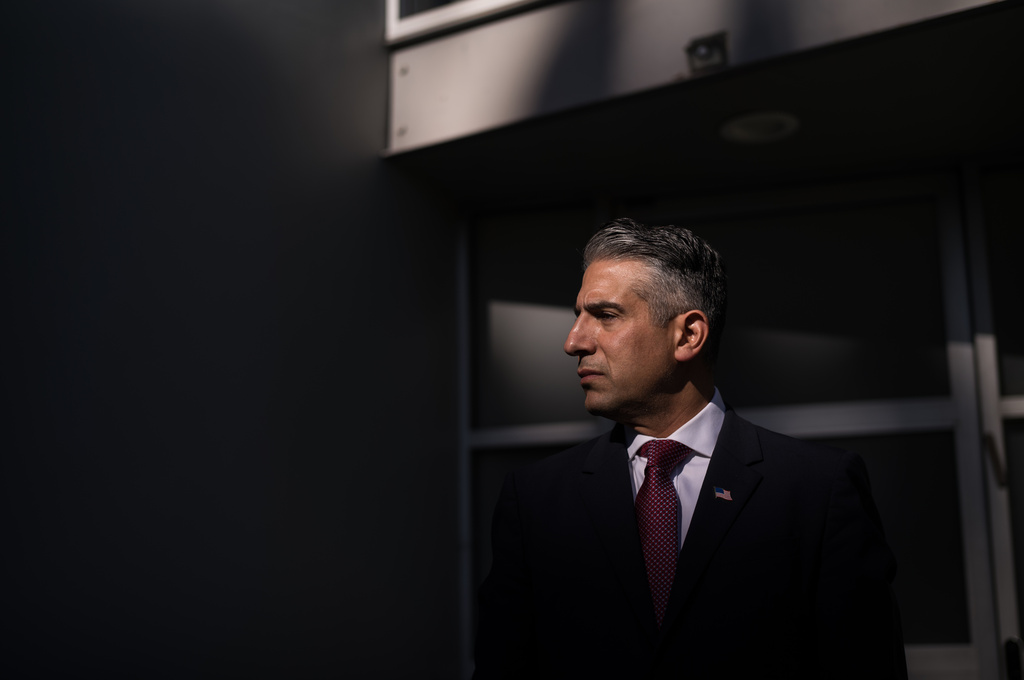 Dr. Houman David Hemmati poses for a portrait in Santa Monica, Calif., Wednesday, March 11, 2026. (AP Photo/Jae C. Hong)