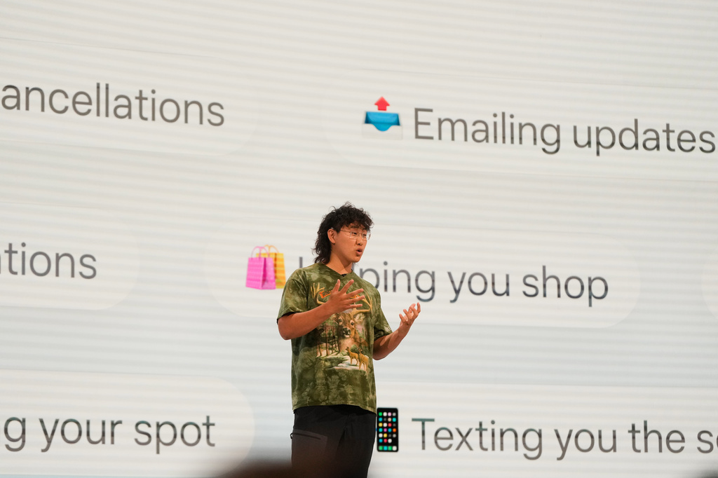 Alexandr Wang, Meta Chief AI Officer, speaks during the Meta Connect conference, Wednesday, Sept. 23, 2026, in Menlo Park, Calif. (AP Photo/Jeff Chiu)
