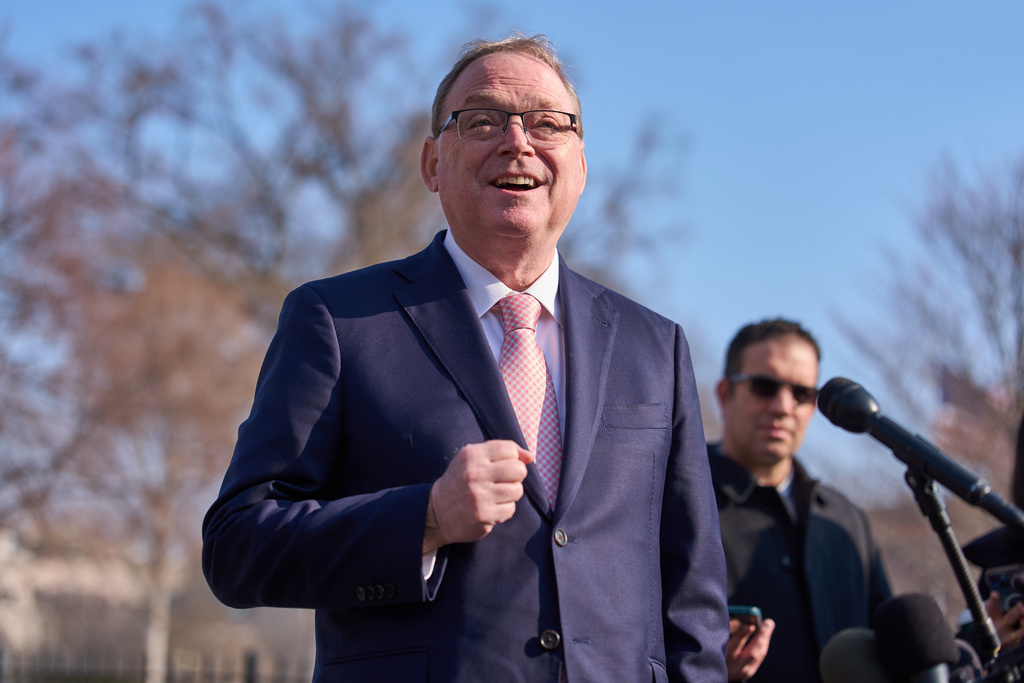 Director of the National Economic Council Kevin Hassett speaks to reporters at the White House, Wednesday, Feb. 11, 2026, in Washington. (AP Photo/Evan Vucci)