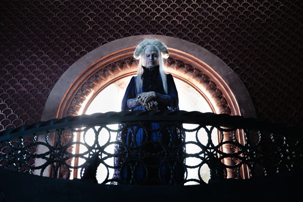 This image released by Vertical Entertainment shows Caleb Landry Jones in a scene from "Dracula." (Vertical Entertainment via AP)