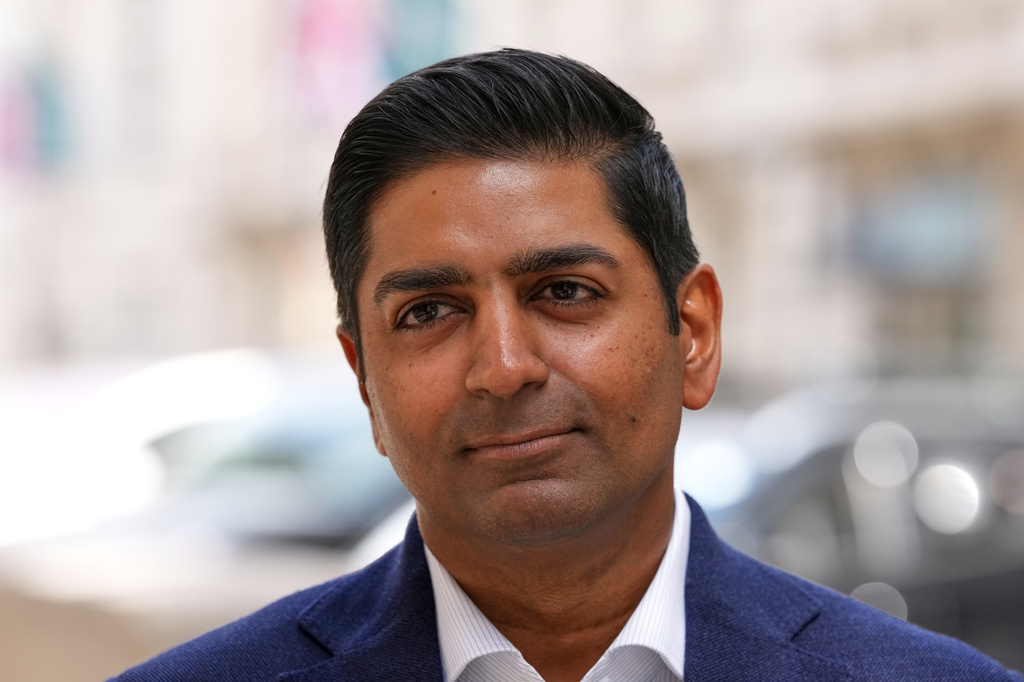 Safraz Maredia, global Head of Autonomous Mobility & Delivery at Uber, speaks to Associated Press in London, Tuesday, Sept. 1, 2026 as Uber officially launches the first hailable driverless cabs in London.(AP Photo/Frank Augstein)