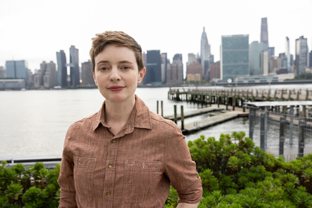 Emily St. John Mandel poses for a portrait on Monday, Aug. 31, 2026, in New York. (Photo by Matt Licari/Invision/AP)