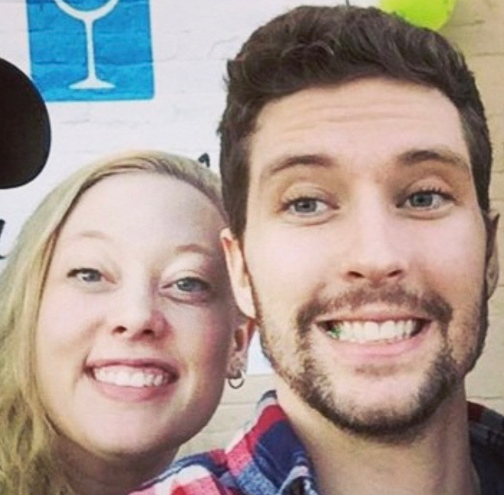 This photo provided by the family shows Renee Good and her brother, Brent Ganger, in Fort Collins, Colo., in 2014. (Family photo via AP)