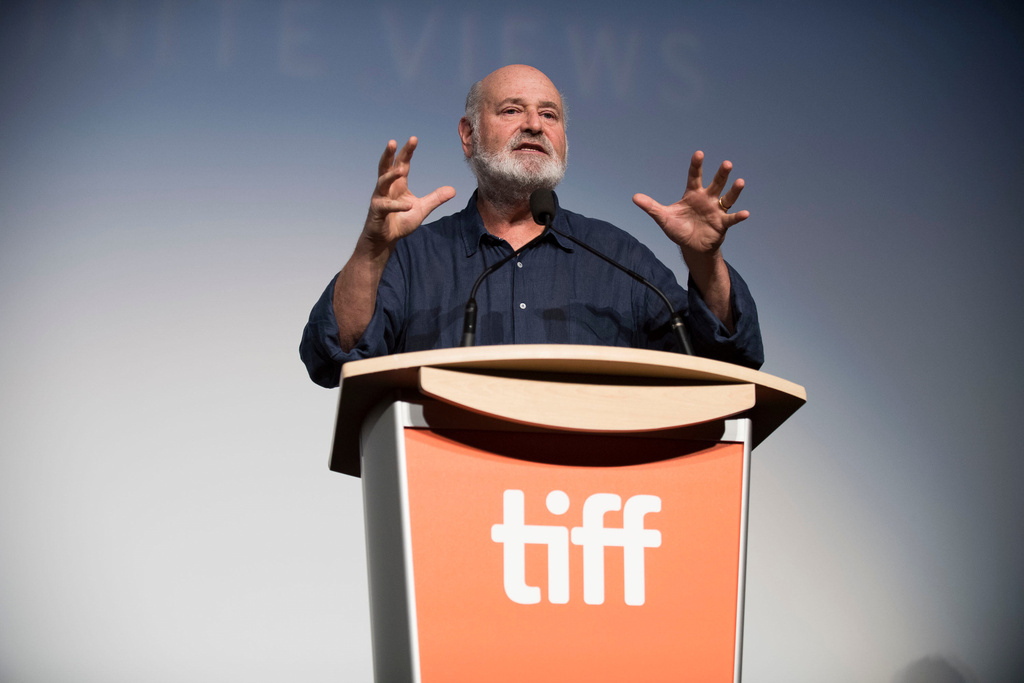 FILE - Director Rob Reiner attends the premiere for "LBJ" on day 8 of the Toronto International Film Festival at Roy Thomson Hall, Thursday, Sept. 15, 2016, in Toronto. (Photo by Arthur Mola/Invision/AP, File)