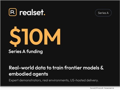 IMAGE CAPTION: Realset AI raises 10 million dollars in Series A funding to capture real-world data for frontier models and embodied agents. | Realset AI, a real-world data lab that produces training data for LLMs, frontier models and embodied agents, today announced that Realset AI and Flatkey have raised 10 million dollars in Series A funding. The funding will expand Realset's capture network of real workplaces and studio environments, grow its pool of expert demonstrators and domain experts, and support open benchmarks that measure whether AI policies work outside the lab.