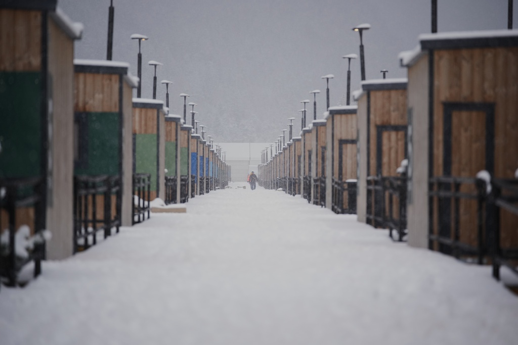 Behind the scenes of Cortina’s trailer-park Olympic Village: 400 mobile homes in an Alpine valley
