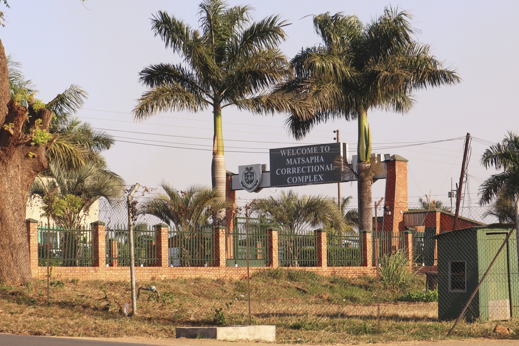 FILE - The Matsapha Correctional Complex is seen in Matsapha, near Mbabane, Eswatini, on Thursday, July 17, 2025. (AP Photo/File)