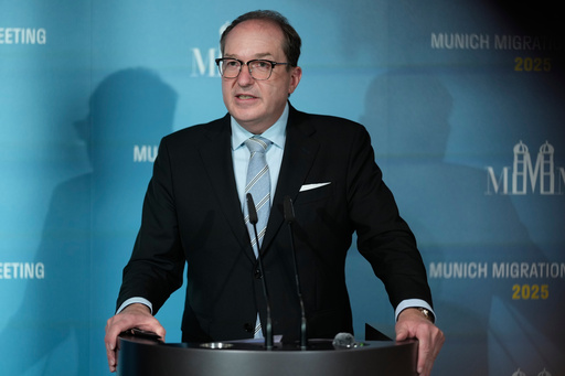 Germany's Minister of the Interior Alexander Dobrindt briefs the media after the 'Munich Migration Meeting' a European ministerial meeting on migration in Munich, Germany, Saturday, Oct. 4, 2025. (AP Photo/Matthias Schrader) Germany's Minister of the Interior Alexander Dobrindt briefs the media after the 'Munich Migration Meeting' a European ministerial meeting on migration in Munich, Germany, Saturday, Oct. 4, 2025. (AP Photo/Matthias Schrader)