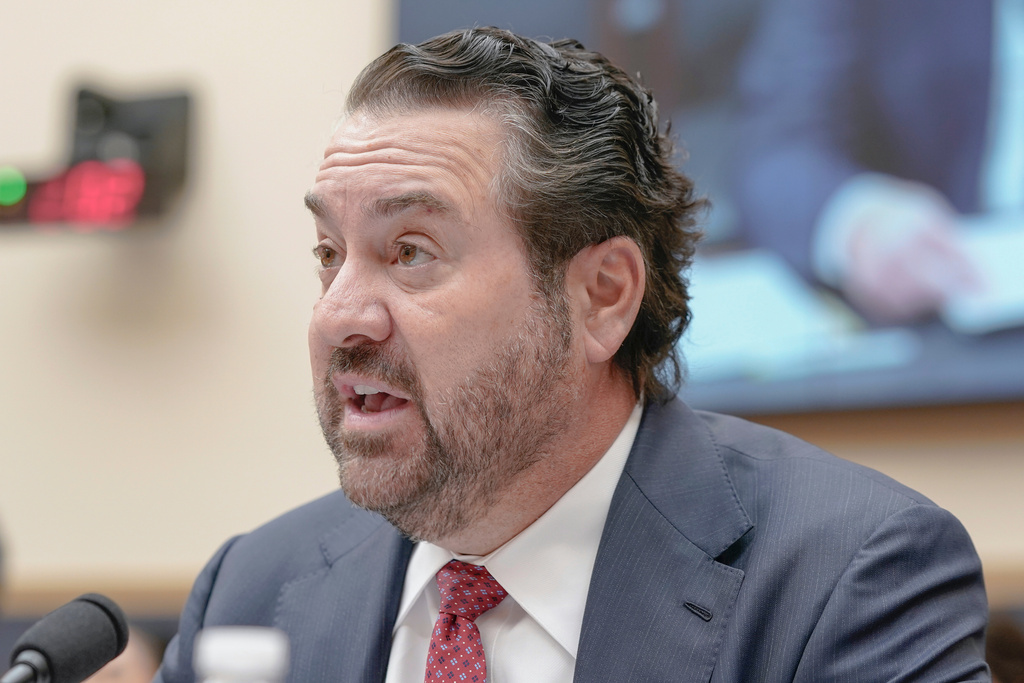 FILE - Former Arizona Attorney General Mark Brnovich testifies during a House Judiciary subcommittee hearing on the southern border, Jan. 30, 2024, on Capitol Hill in Washington. (AP Photo/Mariam Zuhaib, File)