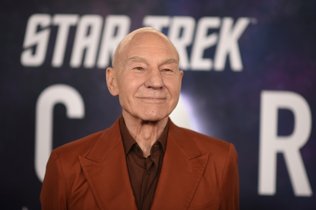 FILE - Patrick Stewart arrives at the premiere of the third and final season of "Star Trek: Picard" on Feb. 9, 2023, in Los Angeles. (Photo by Richard Shotwell/Invision/AP, File)