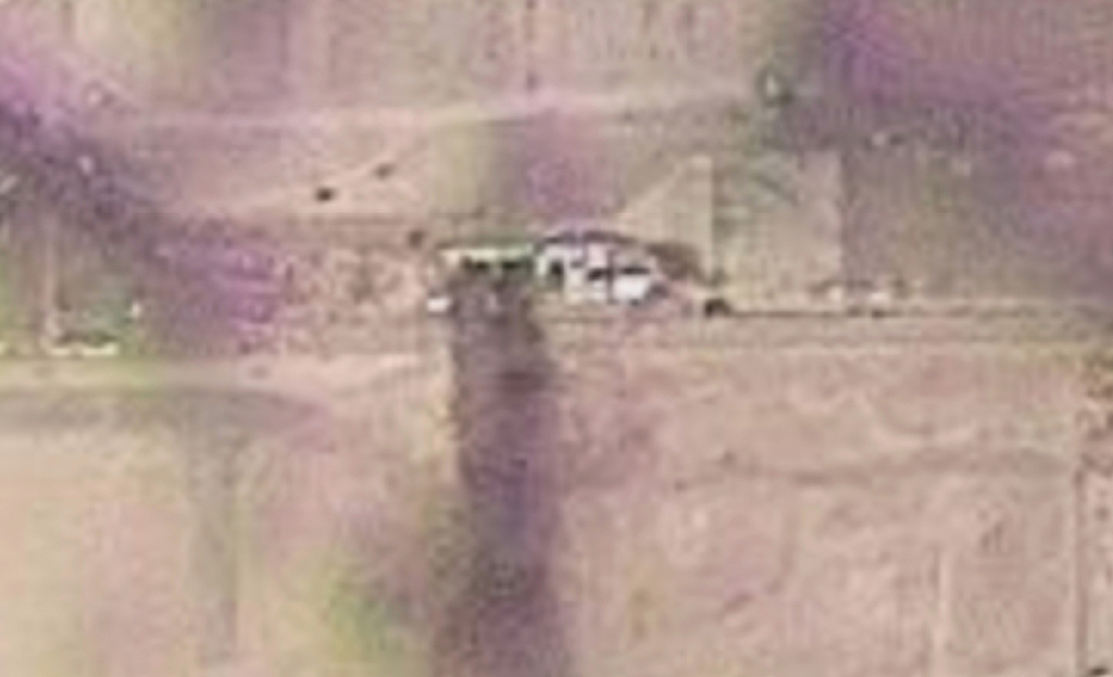 This image provided by Planet Labs PBC shows showing a Tactical Operations Center at Port Shuaiba, Kuwait, on Monday, March 2, 2026, where U.S. service members were killed Sunday, March 1, 2026, in an Iranian strike. (Planet Labs PBC via AP)