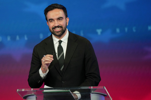 Democratic candidate Zohran Mamdani speaks during a mayoral debate, Thursday, Oct. 16, 2025, in New York. (AP Photo/Angelina Katsanis, Pool) Democratic candidate Zohran Mamdani speaks during a mayoral debate, Thursday, Oct. 16, 2025, in New York. (AP Photo/Angelina Katsanis, Pool)