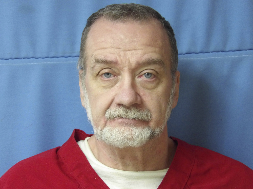 FILE - This August 3, 2017, photo provided by the Mississippi Department of Corrections shows Mississippi death row inmate Charles Ray Crawford, who was convicted and sentenced to death in 1994 in the 1993 kidnapping and killing of community college student, 20-year-old Kristy Ray. (Mississippi Department of Corrections via AP, file)